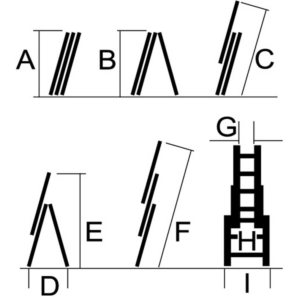 Драбина універсальна Кентавр 3×11 (3,14 м) Харків - фото 2