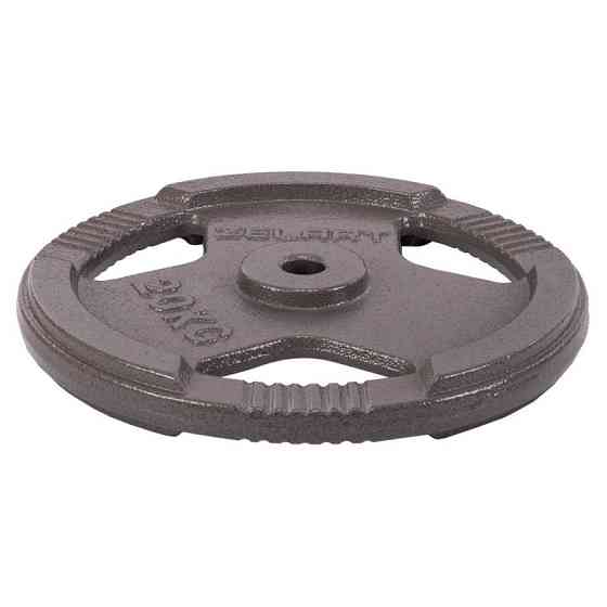 Блин (диск) стальный с хватом 20 кг d-30мм Zelart-7790-20 Киев