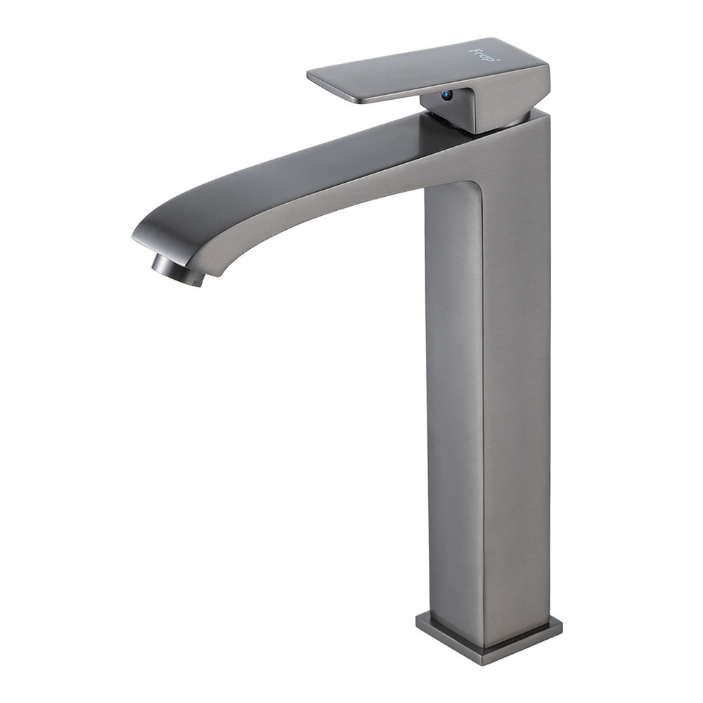 Смеситель для умывальника высокий FRAP F1076-29, графит Киев - изображение 1