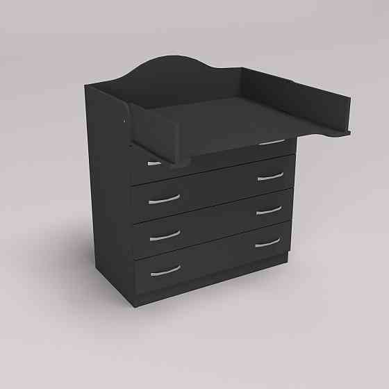 Комод пеленальний №1, Антрацит, 864/465/1020 Львів