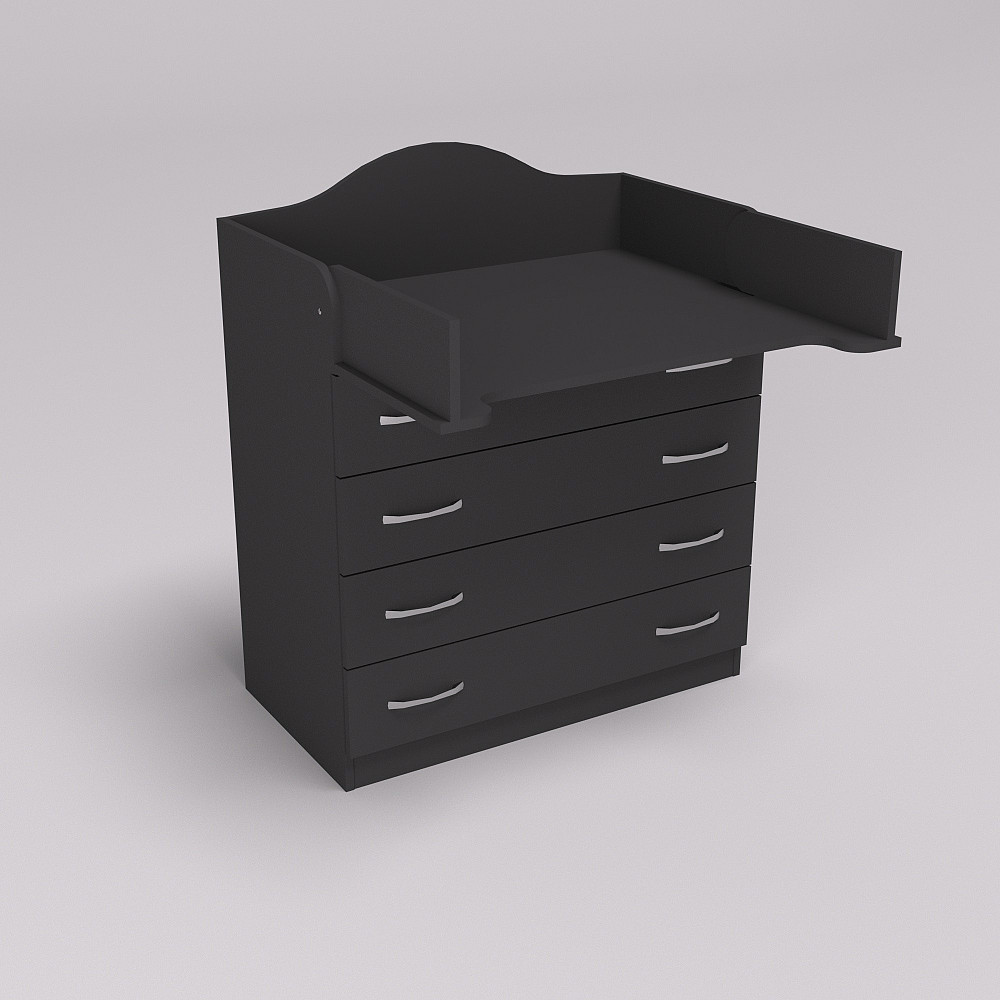 Комод пеленальний №1, Антрацит, 864/465/1020 Львів - фото 3