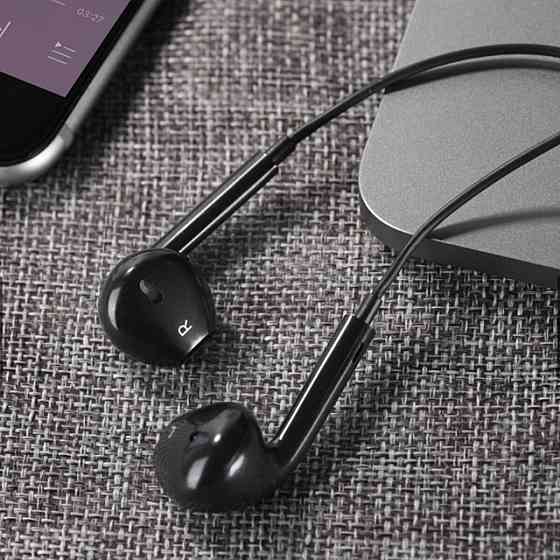 Навушники HOCO M101 Crystal joy Type-C wire-controlled digital earphones with microphone Black Київ