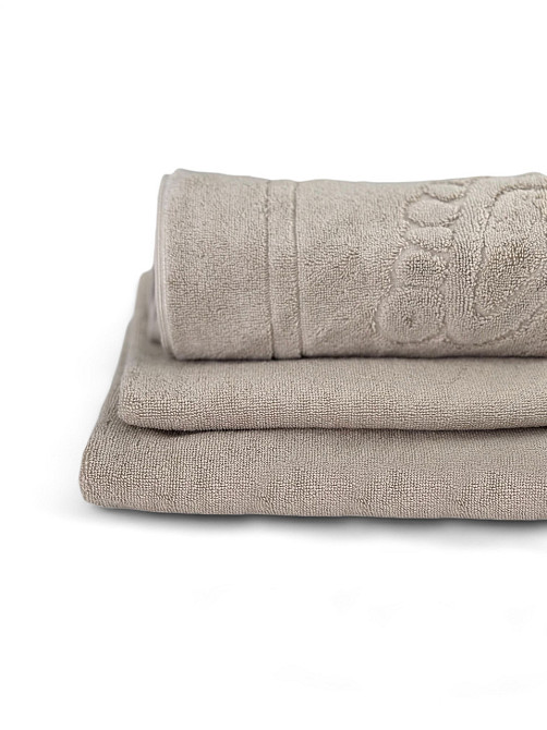 Комплект махровых полотенец + коврик для ног Ideal Textile Світло-бежевий Черновцы - изображение 3