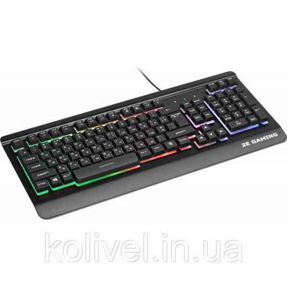Клавіатура ігрова 2E Gaming KG320 LED USB Black Ukr (2E-KG320UB) Київ