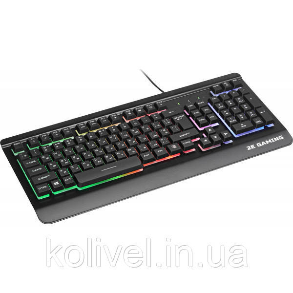 Клавіатура ігрова 2E Gaming KG320 LED USB Black Ukr (2E-KG320UB) Київ - фото 2