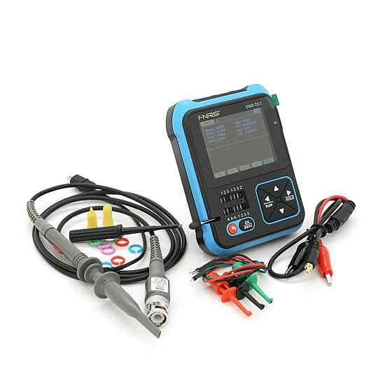 Осцилограф FNIRSI DSO-TC3 3 в1, тестер компонентів та генератор сигналів, високовольтний щуп P6100, Box Київ