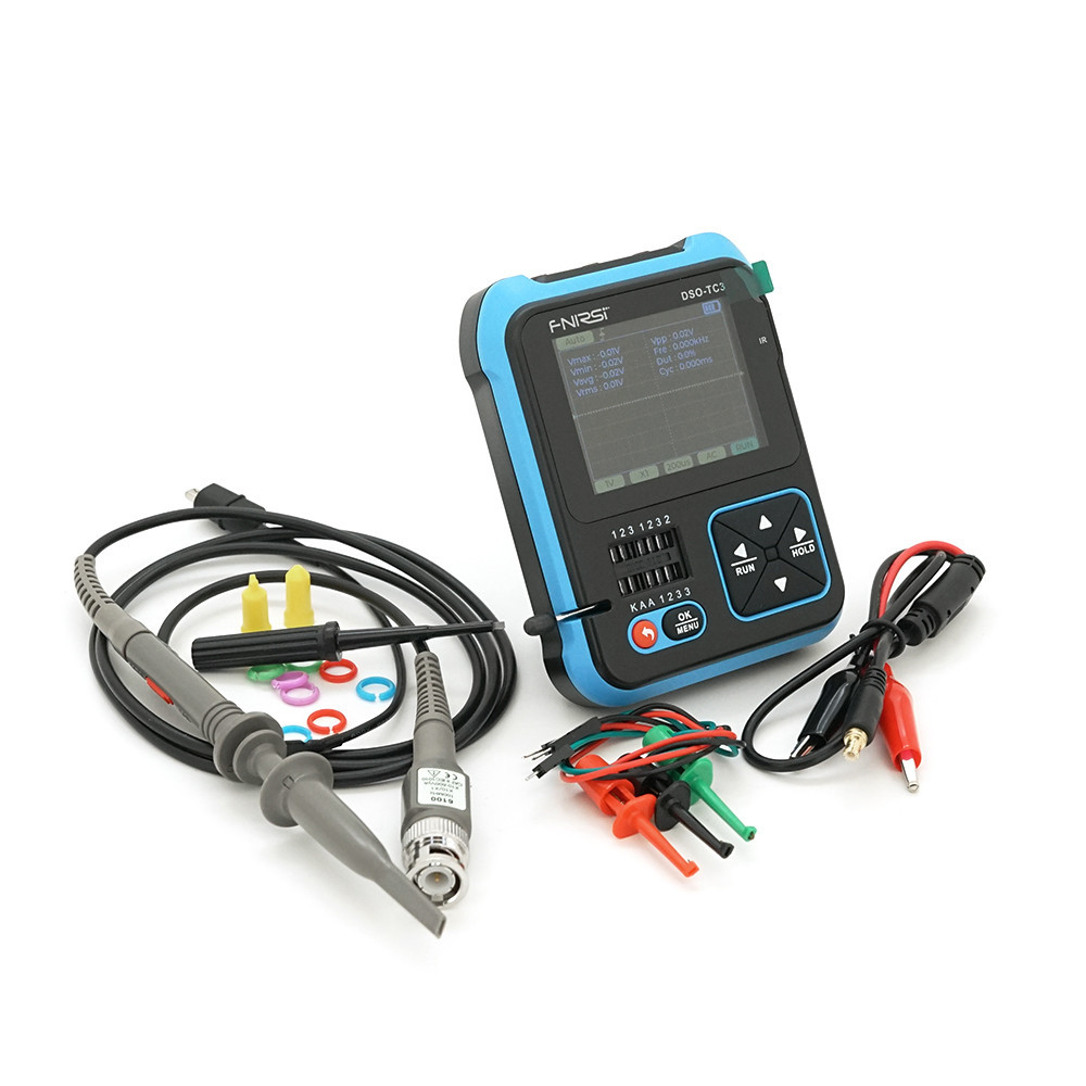 Осцилограф FNIRSI DSO-TC3 3 в1, тестер компонентів та генератор сигналів, високовольтний щуп P6100, Box Київ - фото 1