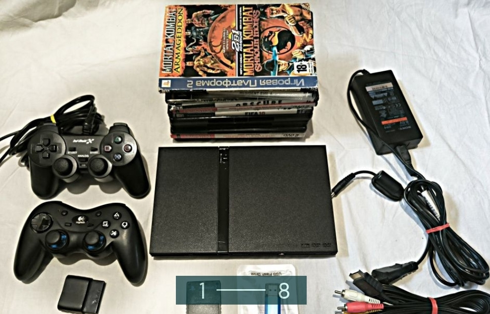 Приставка SONY PlayStation 2 + ігри Київ - фото 1