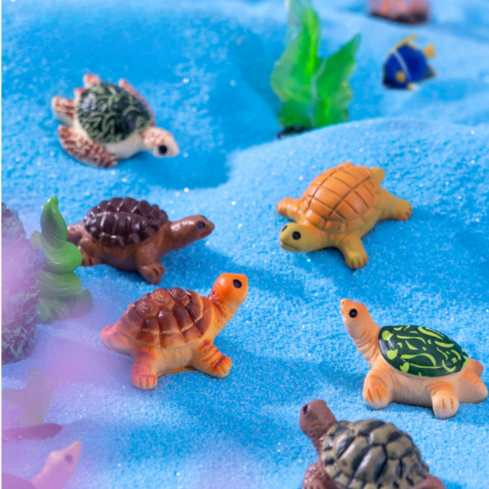 Фігурка Черепашка 2 х 3.2 см для мініатюри, міні-саду, пісочного столу Одеса - фото 3
