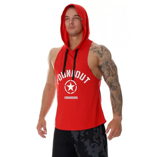 Боксерка чоловіча з капюшоном Poundout Gear HELIOS red, L Луцьк - фото 1