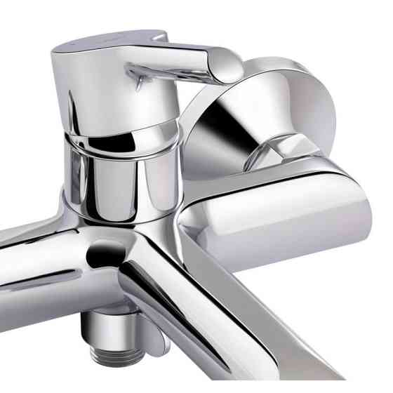 Змішувач для ванни з душовим гарнітуром Qtap Grand QTGRACRM006 Chrome Харків