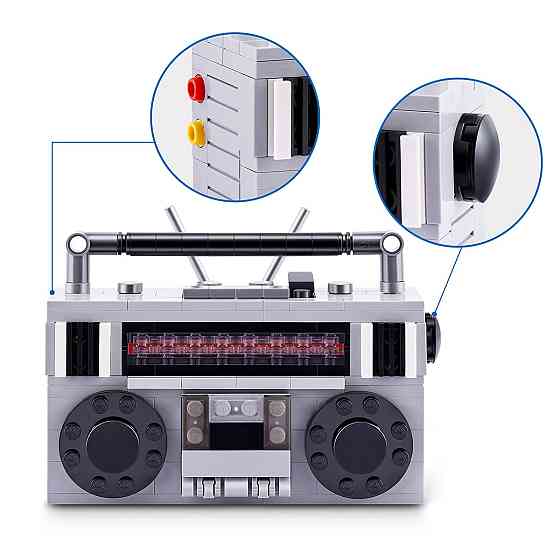 Конструктор в капсулі Max серії Retro S1 – Касетний магнітофон Дніпро