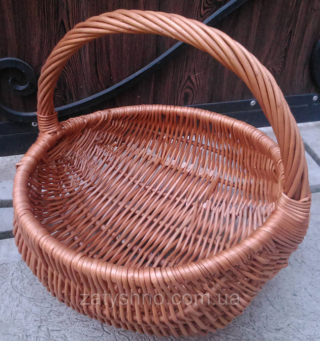 Удобная базарная корзина плетеная Киев - изображение 1