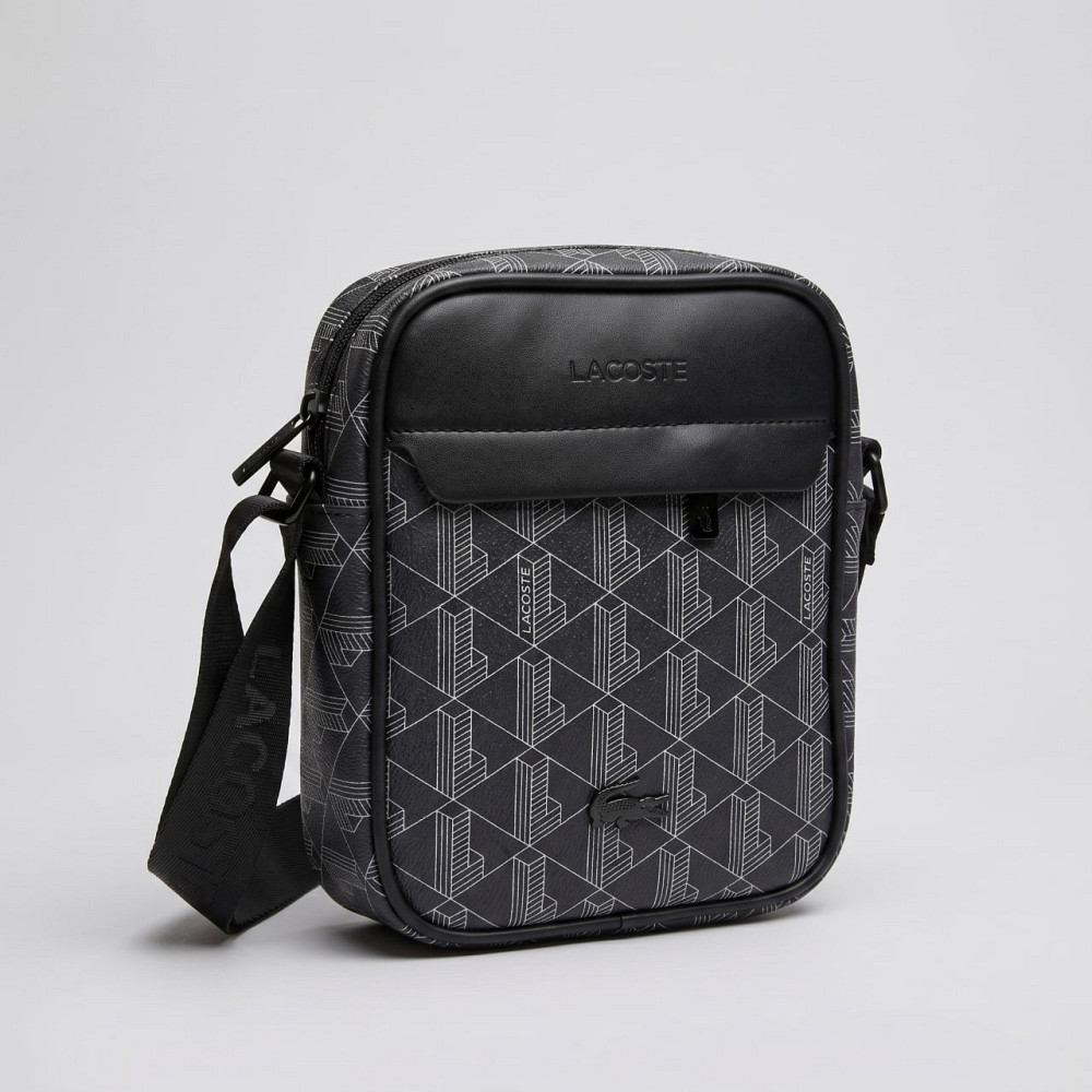 Мужская борсетка, сумка Lacoste, Лакоста (82439) черная Киев - изображение 4