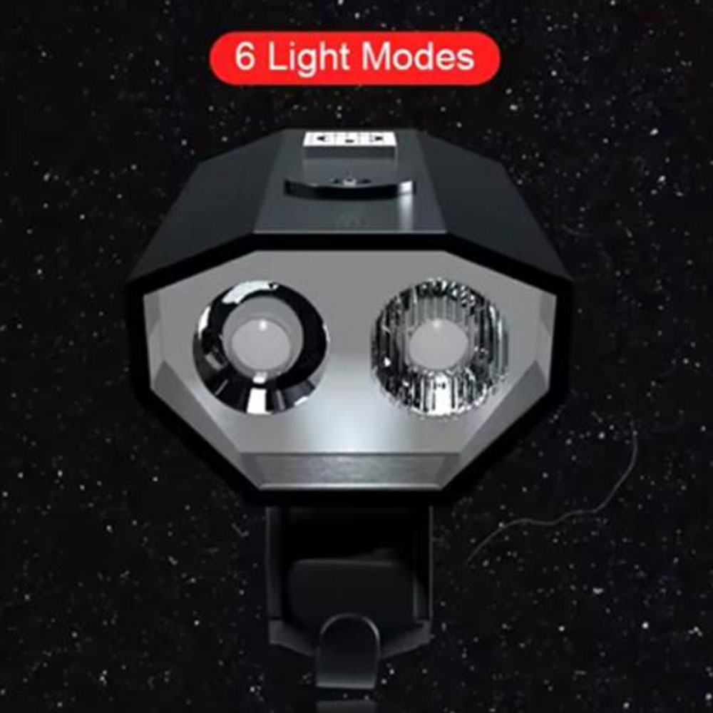 Велоліхтар BK-08/01 Pro-2XPE, ALUMINUM, індикація заряду, Waterproof, акумулятор, ЗУ microUSB Бровари - фото 6