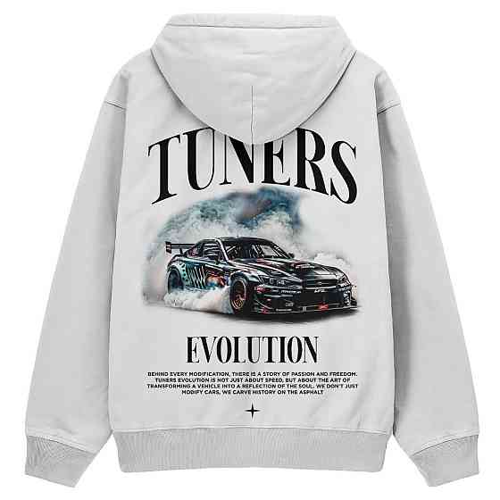 Худи, белая толстовка мужская, свитшот 2702804619 размер 46 Днепр