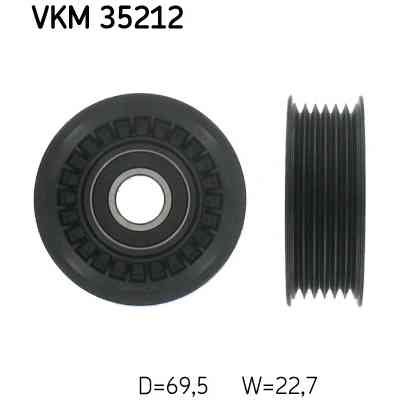 Ролик натягувача ременя SKF VKM 35212 Вінниця