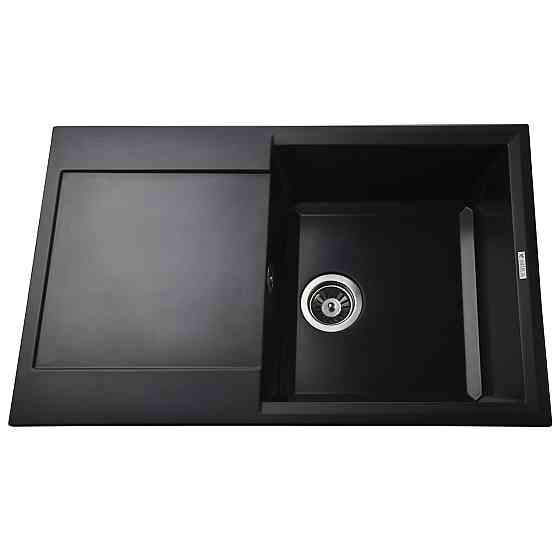 Гранитная мойка Mira KONIA черный 790 х 500 мм (000028785) Киев