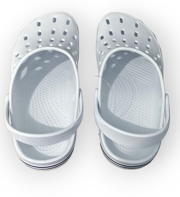 Чоловічі крокси білі сабо прогрес Одеса - фото 4