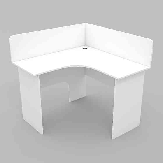 Стол угловой ОСК-3, Белый, 1100/1100/1060 Львов