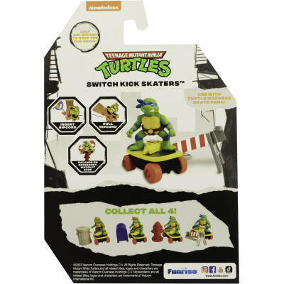 Игровой набор Funrise TMNT Черепашки-ниндзя классические Скейтбордист с лаунчером Леонардо (71040) Винница - изображение 8