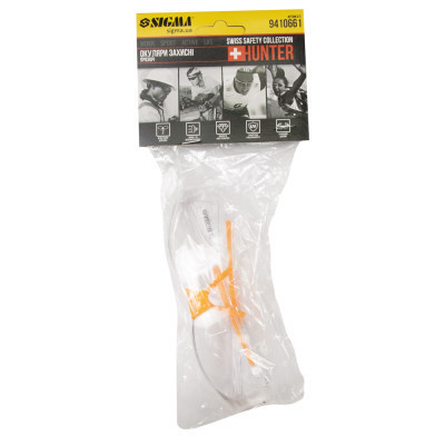 Защитные очки Sigma Hunter anti-scratch, прозрачные (9410661) Винница - изображение 7