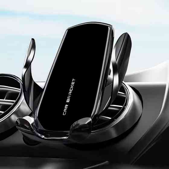 Автомобильный держатель,на решетку воздуховода под телефон JM6, черный Каменец-Подольский