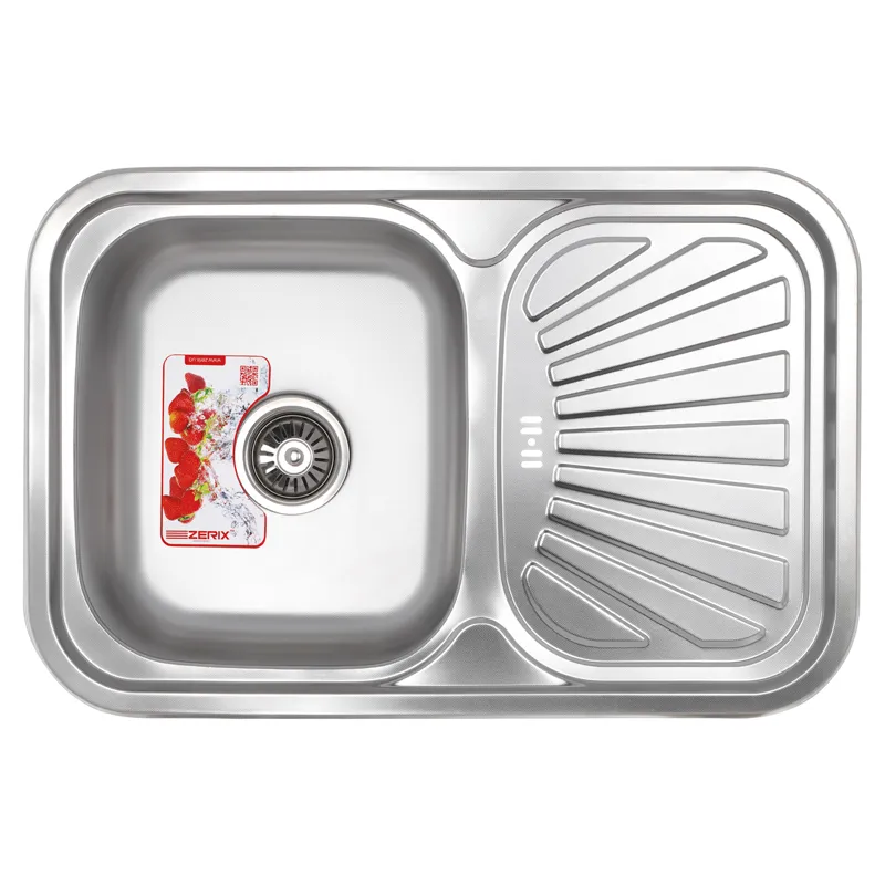 Кухонна мийка Zerix Z7549-08-180MD micro decor ZS0575 Харків - фото 1