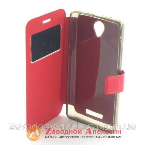 Чехол книжка Lenovo A5000 Smart Case red Одесса - изображение 3