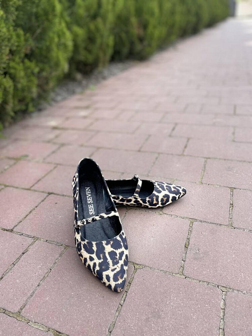 SEE SEVEN Балетки жіночі SEE SEVEN 1678 леопард (весна-осінь, шкіра натуральна) (5479) Коломия - фото 3