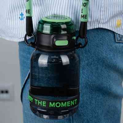 Поильник-непроливайка Kite 700 мл, чорно-зелена (K25-1218-2) Винница