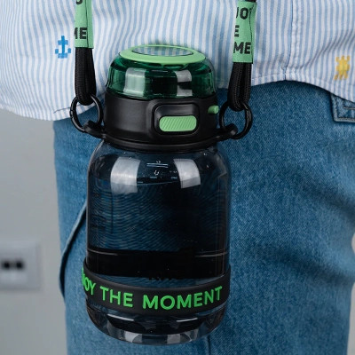 Поильник-непроливайка Kite 700 мл, чорно-зелена (K25-1218-2) Винница - изображение 6