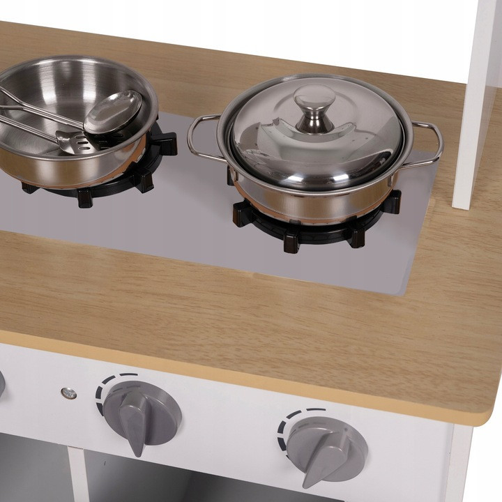 Детская игровая деревянная кухня с посудой и аксессуарами Kruzzel (21933) Нововолынск - изображение 4