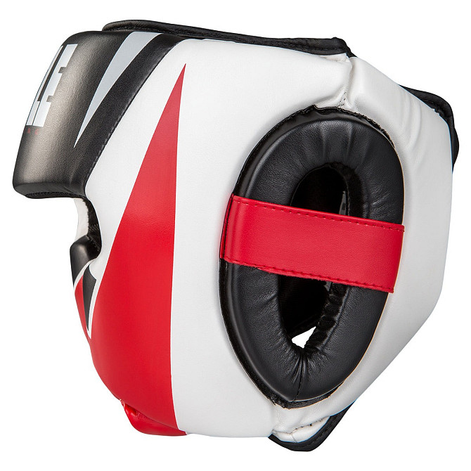 Боксерський шолом TITLE MMA Command Black/White/Red L (капа в комплекті) Кам'янське - фото 4