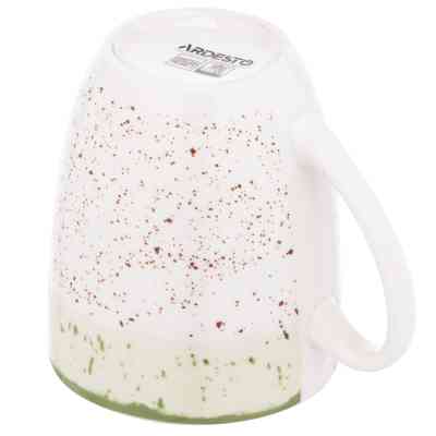 Чашка Ardesto Siena, 360мл, порцеляна, біло-зелений (AR2936SWG) Вінниця