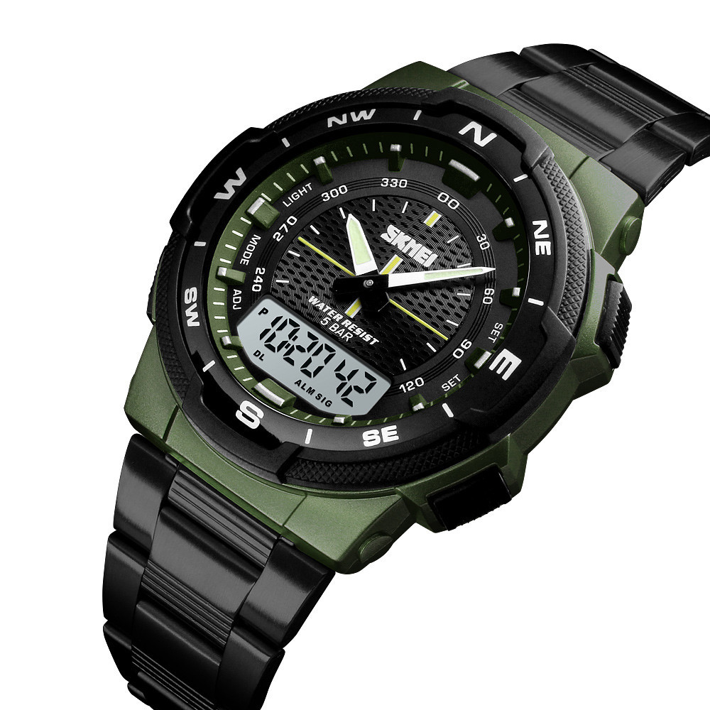 Skmei 1370AG Army Green Київ - фото 2