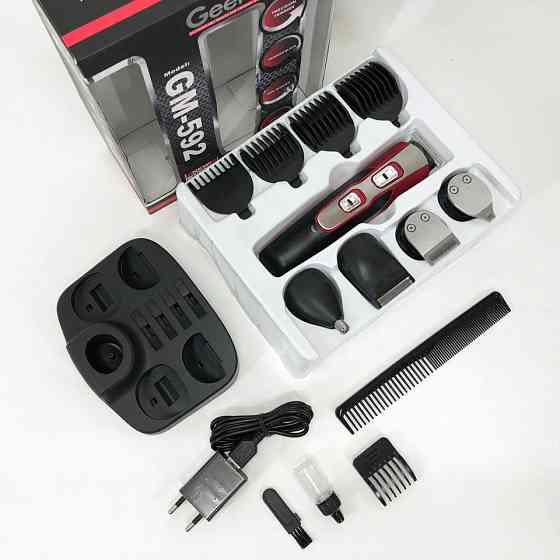 Машинка-тример для стрижки бездротова GEMEI GM-592, Універсальний тример для стрижки та гоління EA-68 Київ