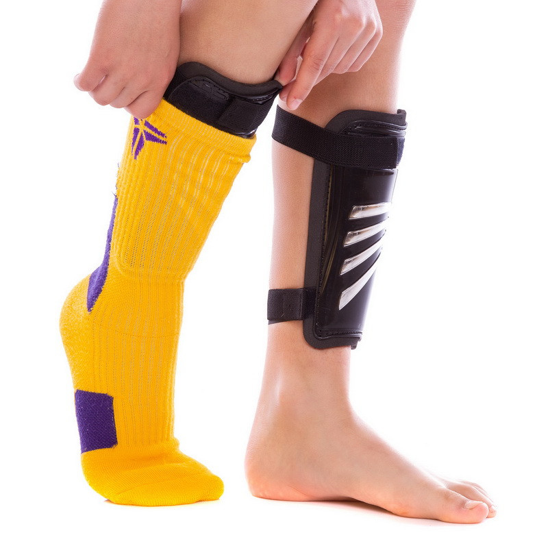 Щитки футбольні SP-Sport FB-618 М Вишнёвое - изображение 4