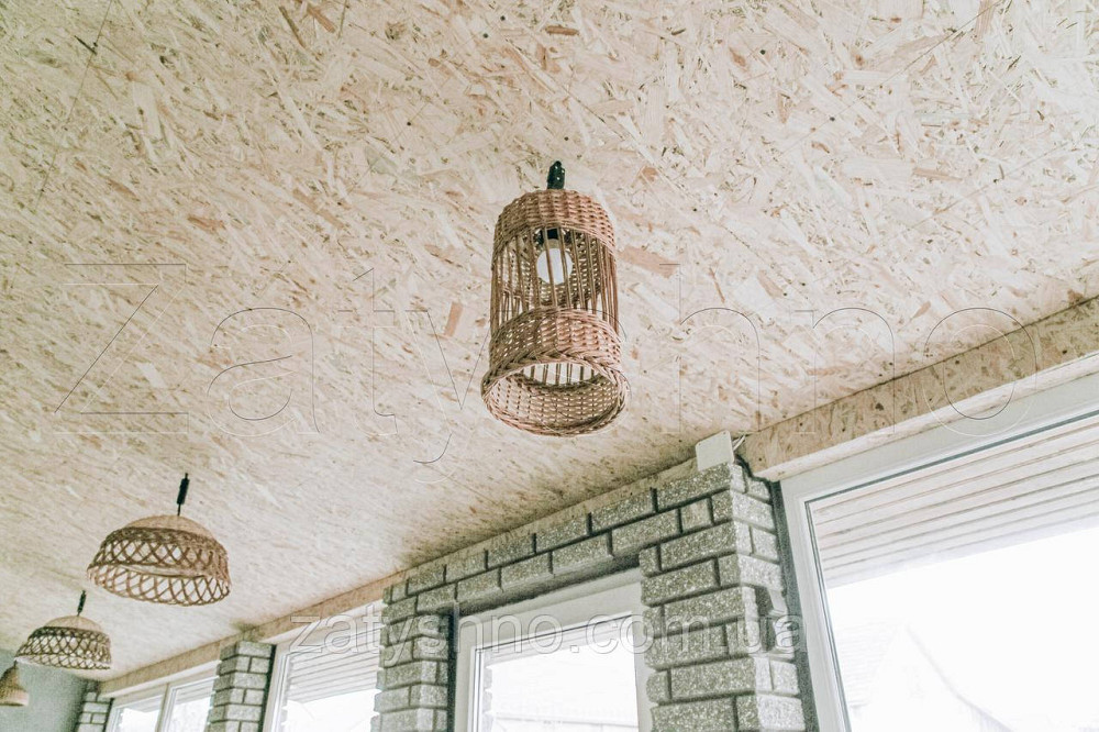 Плетена бра із лози | люстри плетені із лози | торшери абажури бра Київ - фото 3