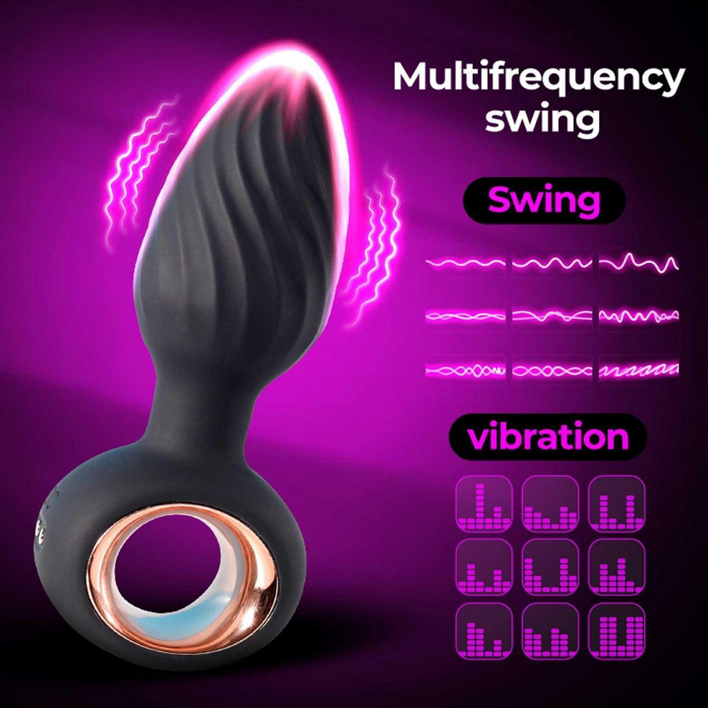Анальна пробка - Aisi Twisting Anal Plug Sex Aura Київ - фото 8