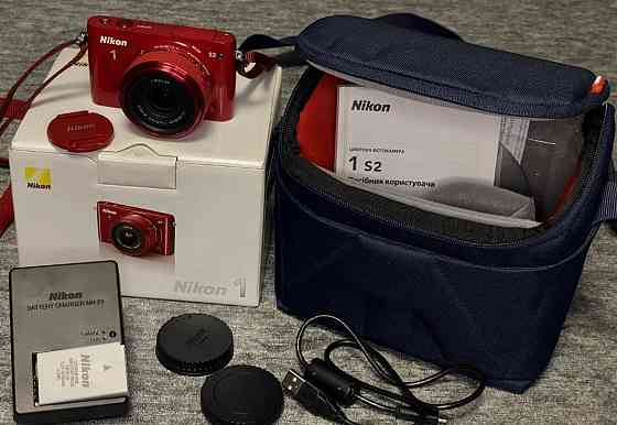 Фотоапарат Nikon 1 S2 новий (211фото) Nikkor об'єктив 11-27.5 mm. Київ