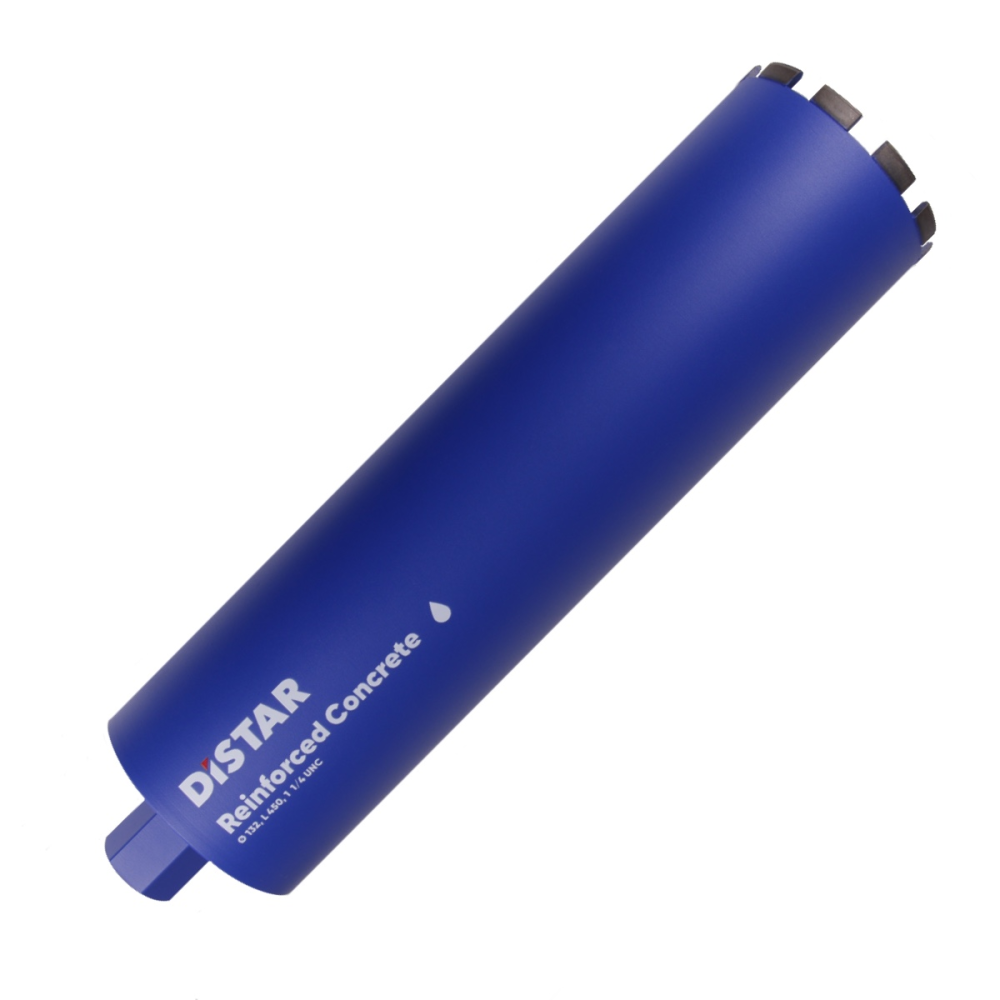 Професійне свердло алмазне Distar DDS-W 132x450x1 1/4 UNC Reinforced concrete (17903094092) Київ - фото 1