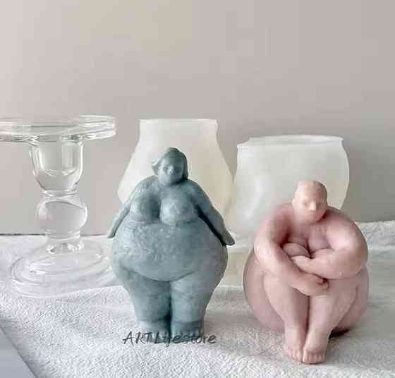 Силіконова форма для свічки «Фігура тіла» body positive Київ