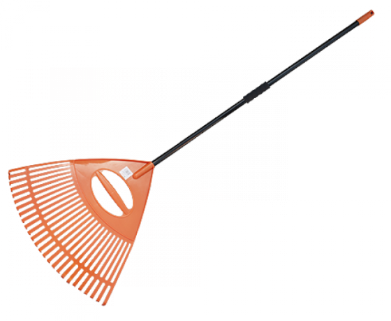 Грабли веерные 26 зубцов с металлическим черенком, KT-CXGH26-M Киев