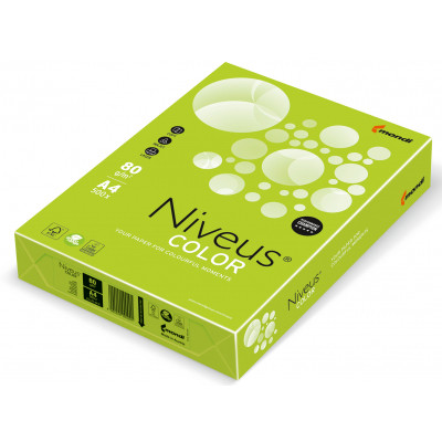 Папір Mondi Niveus COLOR intensive Lime A4, 80g, 500sh (A4.80.NVI.LG46.500) Вінниця - фото 1