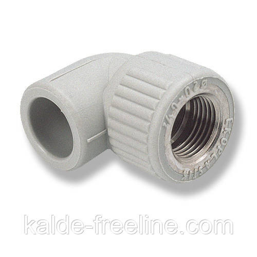 Коліно з внутрішньою різьбою 20*3/4 wavin ekoplastik Харків - фото 2