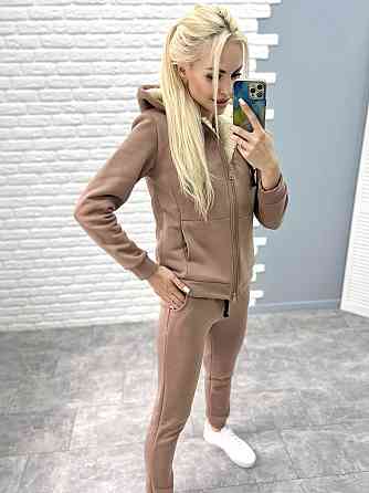 Зимовий спортивний костюм на хутрі "Nord" оптом | Батал Капучіно, 50-52 Київ