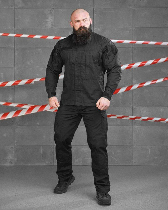 Тактичний костюм guard чорний НП5230 Одеса - фото 1