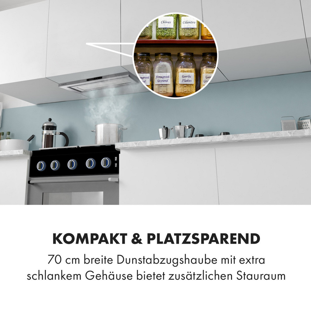 Вытяжка Lumiera LED 70 см EEC A 750 м3/ч 3 уровня белый (Германия, читать описание) Ровно - изображение 2