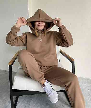 Спортивний костюм з гербом України | худі + джогери L Чернівці